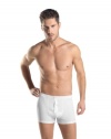 Hanro Men's Authentic Boxer With Button Fly