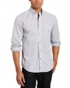 Nautica Men's Long Sleeve Mini Check Shirt