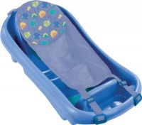 The First Year's Infant To Toddler Tub with Sling, Blue