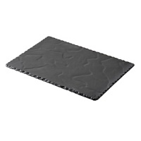 Beautiful enough for everyday use, Revol's Basalt Collection offers the fashion-forward look of authentic slate in a durable design that's entirely food-safe and eco-friendly. Black porcelain paste is applied to culinary-grade porcelain that's fired at very high temperatures for exceptional strength. Beautiful enough for everyday use, Revol's Basalt Collection offers the fashion-forward look of authentic slate in a durable design that's entirely food-safe and eco-friendly. Black porcelain paste is applied to culinary-grade porcelain that's fired at very high temperatures for exceptional strength.
