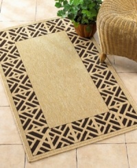 Subtle and sophisticated, the Chippendale rug brings neutral color and understated pattern to your home. Constructed of natural sisal and flat woven loop for stain resistance and durability. A sculpted woven pattern bordering a natural tan-colored ground adds depth and texture to any room. Subtle and sophisticated, the Chippendale rug brings neutral color and understated pattern to your home. Constructed of natural sisal and flat woven loop for stain resistance and durability. A sculpted woven pattern bordering a natural tan-colored ground adds depth and texture to any room.