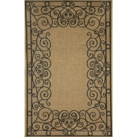 Tropez Collection Indoor-Outdoor Rug - Wrought Iron Tropez Collection Indoor-Outdoor Rug - Wrought Iron