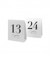 Weddingstar Table Number Tent Style Card, Numbers 13 to 24