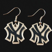 NY Yankees - MLB Team Logo Dangler Earrings NY Yankees - MLB Team Logo Dangler Earrings