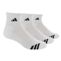 adidas Men's Cushioned 3ST 3-Pack QTR Sock adidas Men's Cushioned 3ST 3-Pack QTR Sock