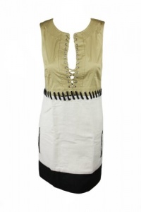 Barbara Bui Womens Lace Up Detail Sleeveless Dress Barbara Bui Womens Lace Up Detail Sleeveless Dress