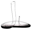 The alluring Mamba is redolent of a sleek mamba snake. As the wine flows through every bend it is double-decanted, opening up upon entering the decanter, achieving what would take hours of decanting in a typical bowl-shaped carafe. Mirroring the snakes poised upright stance, its coiled base creates a series of air pockets which charge the wine as it moves towards the elegant upright neck upon pouring.