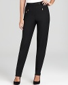 Brimming with modern edge, sleek BASLER pants flaunt a flattering straight-leg silhouette punctuated with gold-tone zips for a rocker-luxe look.