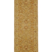 Safavieh AN522B Anatolia Collection 2-1/4 Feet by 10-Feet Handmade Hand-Spun Wool Area Runner, Tan and Ivory Safavieh AN522B Anatolia Collection 2-1/4 Feet by 10-Feet Handmade Hand-Spun Wool Area Runner, Tan and Ivory