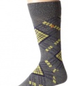 HUGO BOSS Men's Bright Argyle Crew Sock