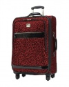 Ricardo Beverly Hills Luggage Savannah 20 Inch 2-Compartment Spinner Carry-On, Ruby Leopard, Medium