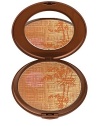 Mineral soothing pressed bronzer for a true and lively glow. All-over powder bronzer is great for face, body and décolleté with a limited edition bamboo design. Inspired by the desert sun and exotic mirages, accents of gold, copper and pink come together for a glowing, sun-kissed complexion.