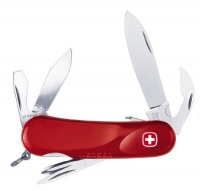 Wenger 16824 Swiss Army Evolution Lock S111 Pocket Knife, Red