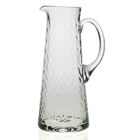 Entirely handmade and based on an antique original, this beautiful pitcher makes a bold and contemporary statement by itself or as part of the entire barware set. Entirely handmade and based on an antique original, this beautiful pitcher makes a bold and contemporary statement by itself or as part of the entire barware set.