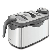 The Breville Deep Fryer is ideal for everything from snacks to meals to dessert--french fries, chicken, donuts and so much more. The innovative Cool Plate gently heats the oil without overheating and damaging the oil and food. The Breville Deep Fryer is ideal for everything from snacks to meals to dessert--french fries, chicken, donuts and so much more. The innovative Cool Plate gently heats the oil without overheating and damaging the oil and food.