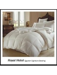 Queen Size 600-Thread-Count Goose Down Alternative Comforter 100 percent Egyptian-Cotton 600 TC - 750FP - 50Oz - Solid White Down-Alt Comforter Queen Size 600-Thread-Count Goose Down Alternative Comforter 100 percent Egyptian-Cotton 600 TC - 750FP - 50Oz - Solid White Down-Alt Comforter