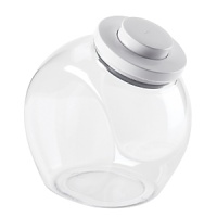 Perfect for pretzels and other handy snacks, this storage jar makes a fine display in your well-organized kitchen. Perfect for pretzels and other handy snacks, this storage jar makes a fine display in your well-organized kitchen.