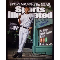 Steiner Sports MLB New York Yankees Derek Jeter Sportsman of the Year Sports Illustrated Cover 16x20 Photograph Steiner Sports MLB New York Yankees Derek Jeter Sportsman of the Year Sports Illustrated Cover 16x20 Photograph