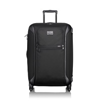 True to Tumi's heritage of innovation and the future of advanced travel design, this lightweight 4-wheel case combines hardside protection with our modern, iconic ballistic nylon aesthetics. Significantly lighter than traditional wheeled cases, this packing case offers the easy maneuverability of four 360° spinner wheels, all-around bumper guards, impressive impact resistance, Tumi's patented impact-resistant X-Brace™ handle system and smooth, durable ballistic nylon fabric covering a strong and flexible polypropylene shell. The exterior features convenient zip pockets and the interior includes accessory pockets, tie-down straps and a removable garment sleeve. True to Tumi's heritage of innovation and the future of advanced travel design, this lightweight 4-wheel case combines hardside protection with our modern, iconic ballistic nylon aesthetics. Significantly lighter than traditional wheeled cases, this packing case offers the easy maneuverability of four 360° spinner wheels, all-around bumper guards, impressive impact resistance, Tumi's patented impact-resistant X-Brace™ handle system and smooth, durable ballistic nylon fabric covering a strong and flexible polypropylene shell. The exterior features convenient zip pockets and the interior includes accessory pockets, tie-down straps and a removable garment sleeve.