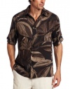 Cubavera Men's Short Sleeve Rayon Print Shirt