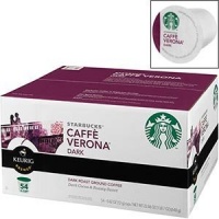 Starbucks Caffe Verona, Dark, K-Cup Portion Pack for Keurig K-Cup Brewers 54-Count Starbucks Caffe Verona, Dark, K-Cup Portion Pack for Keurig K-Cup Brewers 54-Count
