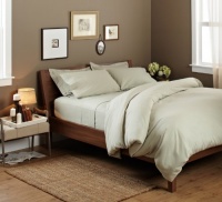 Pinzon Signature 190-Gram Velvet Flannel Full/Queen Duvet Set, Sage Green Pinzon Signature 190-Gram Velvet Flannel Full/Queen Duvet Set, Sage Green