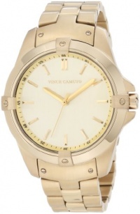 Vince Camuto Women's VC/5024CHGB Gold-Tone Bracelet Watch