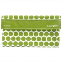 Reusable Cloth Snack Bag - Green Polka Dot Reusable Cloth Snack Bag - Green Polka Dot