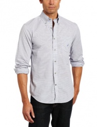 Nautica Men's Long Sleeve Mini Check Shirt Nautica Men's Long Sleeve Mini Check Shirt