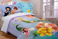 Disney Fairies Fantasy Floral Twin Sheet Set Disney Fairies Fantasy Floral Twin Sheet Set