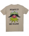 Respect the Stache. All you need to know on this Kermit the Frog on tee by Hybrid.