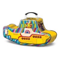 Vandor 64269 The Beatles Yellow Submarine Shaped Tin Tote with Embossing, Multicolored Vandor 64269 The Beatles Yellow Submarine Shaped Tin Tote with Embossing, Multicolored