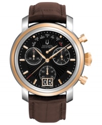 Combining innovative craftsmanship with classic design: the Swiss-made Amerigo watch collection from Bulova Accutron. Combining innovative craftsmanship with classic design: the Swiss-made Amerigo watch collection from Bulova Accutron.