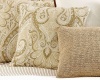 Ralph Lauren Bedding Desert Spa Tan Paisley 18 Square Throw Pillow