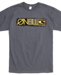 Kick back, relax and enjoy the weekend in this chilled-out graphic tee from O'Neill. Kick back, relax and enjoy the weekend in this chilled-out graphic tee from O'Neill.