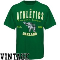 Oakland Athletics Majestic Cooperstown The Barney Green T-Shirt Oakland Athletics Majestic Cooperstown The Barney Green T-Shirt