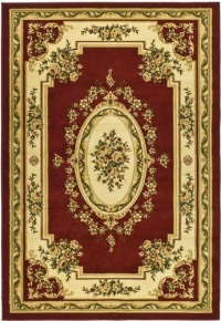 Safavieh Lyndhurst Collection LNH218C Red and Ivory Area Rug, 5-Feet 3-Inch by 7-Feet 6-Inch