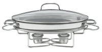 Cuisinart 7BSO-34 Stainless 13-1/2-Inch Oval Buffet Servers Cuisinart 7BSO-34 Stainless 13-1/2-Inch Oval Buffet Servers