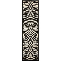 Safavieh Lyndhurst Collection LNH226A Black and White Area Rug, 8-Feet by 11-Feet