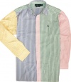 Ralph Lauren Classic-Fit Multicolored Striped Poplin