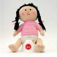 Once Upon A Potty Plush Doll Set With Mini-Potty - Girl