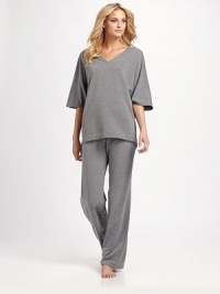 This plush style features an easy fit with a flat-front, elastic waist. Elastic waistInseam, about 3163% polyester/33% viscose/4% elastaneMachine washImported This plush style features an easy fit with a flat-front, elastic waist. Elastic waistInseam, about 3163% polyester/33% viscose/4% elastaneMachine washImported