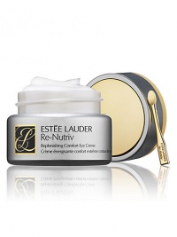 Indulge your skin in ultimate comfort. This deep hydrating, age-resisting eye creme nourishes your skin instantly and all day. Instantly brightens and brings new radiance. Helps minimize the look of dark circles and puffiness as it softens fine, dry lines. Exquisitely pampering, extraordinarily effective. Includes advanced, plant-sourced Omega3 Phyto Complex and exclusive Life Re-Newing Molecules™ to bring your eye area a younger, more radiant look. 0.5 oz. Indulge your skin in ultimate comfort. This deep hydrating, age-resisting eye creme nourishes your skin instantly and all day. Instantly brightens and brings new radiance. Helps minimize the look of dark circles and puffiness as it softens fine, dry lines. Exquisitely pampering, extraordinarily effective. Includes advanced, plant-sourced Omega3 Phyto Complex and exclusive Life Re-Newing Molecules™ to bring your eye area a younger, more radiant look. 0.5 oz.