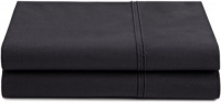 Calvin Klein Home Solid Double Row Cord Percale King Pillowcase, Nightingale, Pair