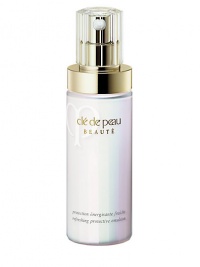 An extraordinary daytime emulsion that effectively protects skin against UV rays, dryness, and other environmental factors while encouraging a look of absolute vibrancy. Helps maintain a smooth, even skin texture and acts as an excellent base for the application of foundation. Provides quick absorption and a light, dewy-fresh feeling. 4.2 fl.oz.The Importance of Face to Face ConsultationLearn More about Cle de Peau BeauteLocate Your Nearest Cle de Peau Beaute Counter An extraordinary daytime emulsion that effectively protects skin against UV rays, dryness, and other environmental factors while encouraging a look of absolute vibrancy. Helps maintain a smooth, even skin texture and acts as an excellent base for the application of foundation. Provides quick absorption and a light, dewy-fresh feeling. 4.2 fl.oz.The Importance of Face to Face ConsultationLearn More about Cle de Peau BeauteLocate Your Nearest Cle de Peau Beaute Counter