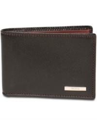 This handsome Tumi wallet manages to be super-slim yet spacious (with plenty of room for all that plastic). This handsome Tumi wallet manages to be super-slim yet spacious (with plenty of room for all that plastic).