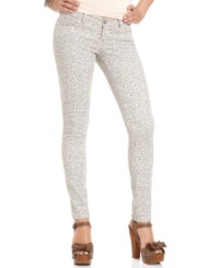 Leopard-print skinnies from Celebrity Pink Jeans equal serious style at play! For a look that makes the boldest statement of all, pair the denim with your favorite platforms. Leopard-print skinnies from Celebrity Pink Jeans equal serious style at play! For a look that makes the boldest statement of all, pair the denim with your favorite platforms.
