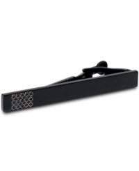 Add some retro-meets-modern detailing to your style with this matte black tie clip from Kenneth Cole Reaction. Add some retro-meets-modern detailing to your style with this matte black tie clip from Kenneth Cole Reaction.