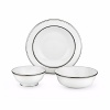 An elegant collection of dinnerware from kate spade new york features platinum bands that complement your fine table setting.