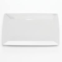 Fine porcelain dinnerware, serveware and accessory pieces made in Germany designed by Thomas for Rosenthal. White color with subtle raised white lines. Perfect for everyday use or entertaining. Dishwasher and microwave safe.